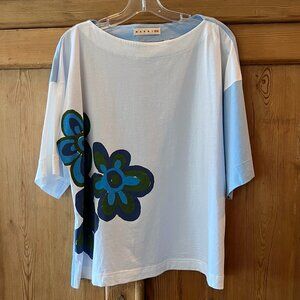 Uniqlo Marni Graphic Tee Top Size S 100% Cotton